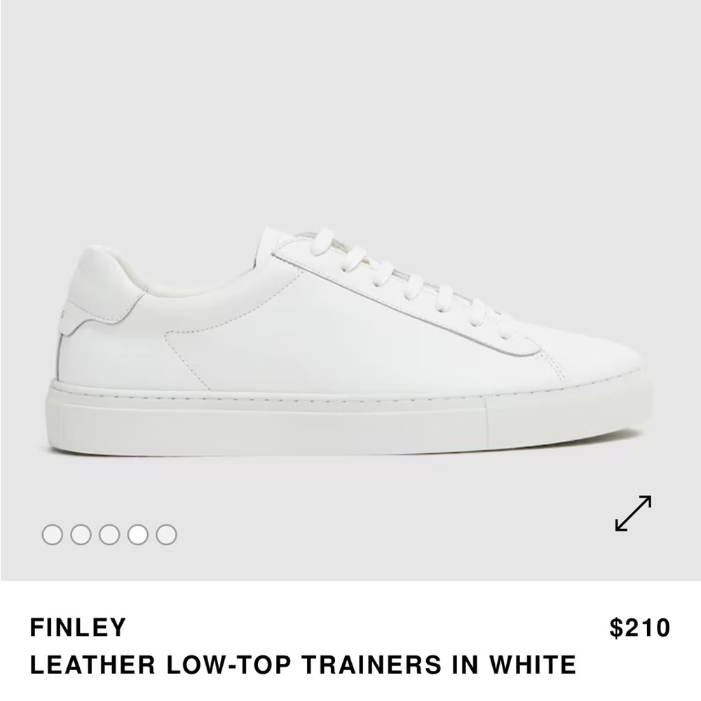 Reiss Finley Low-Top Trainers